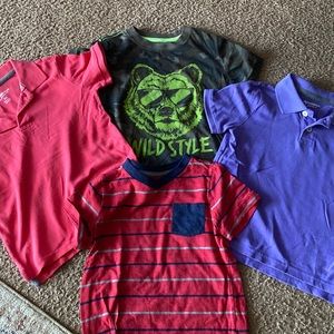 4 shirts